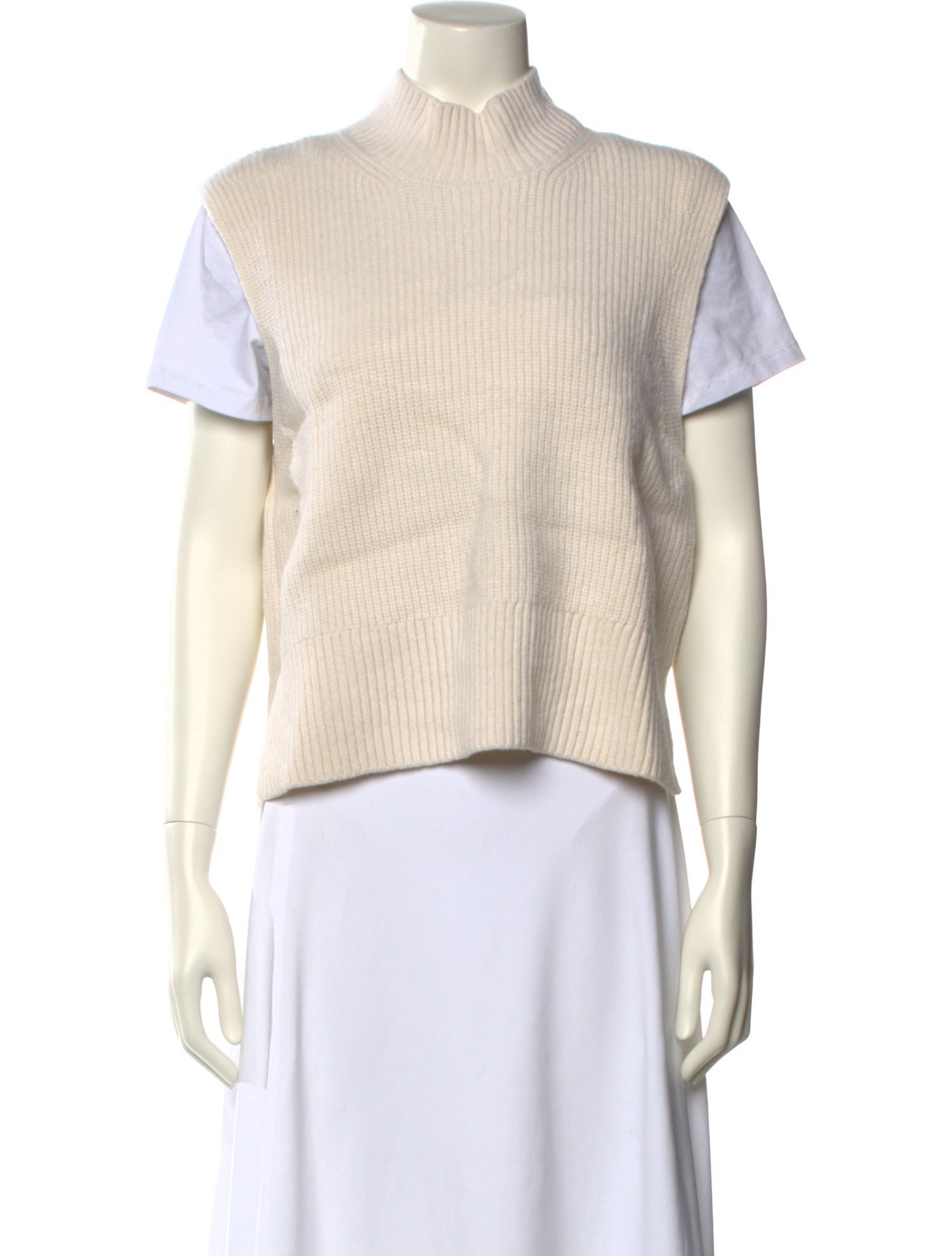 Cefinn Wool Mock Neck Sweater