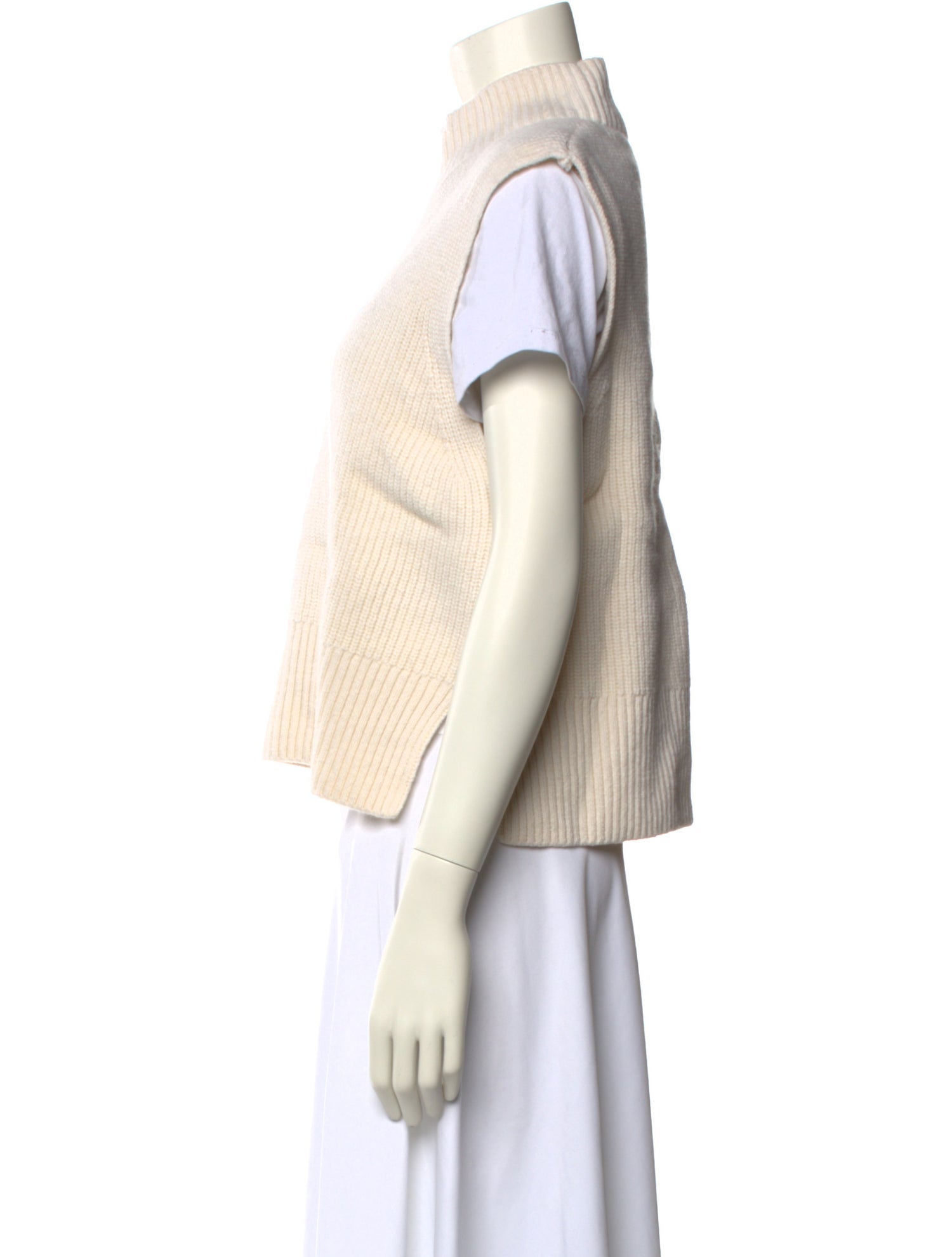 Cefinn Wool Mock Neck Sweater