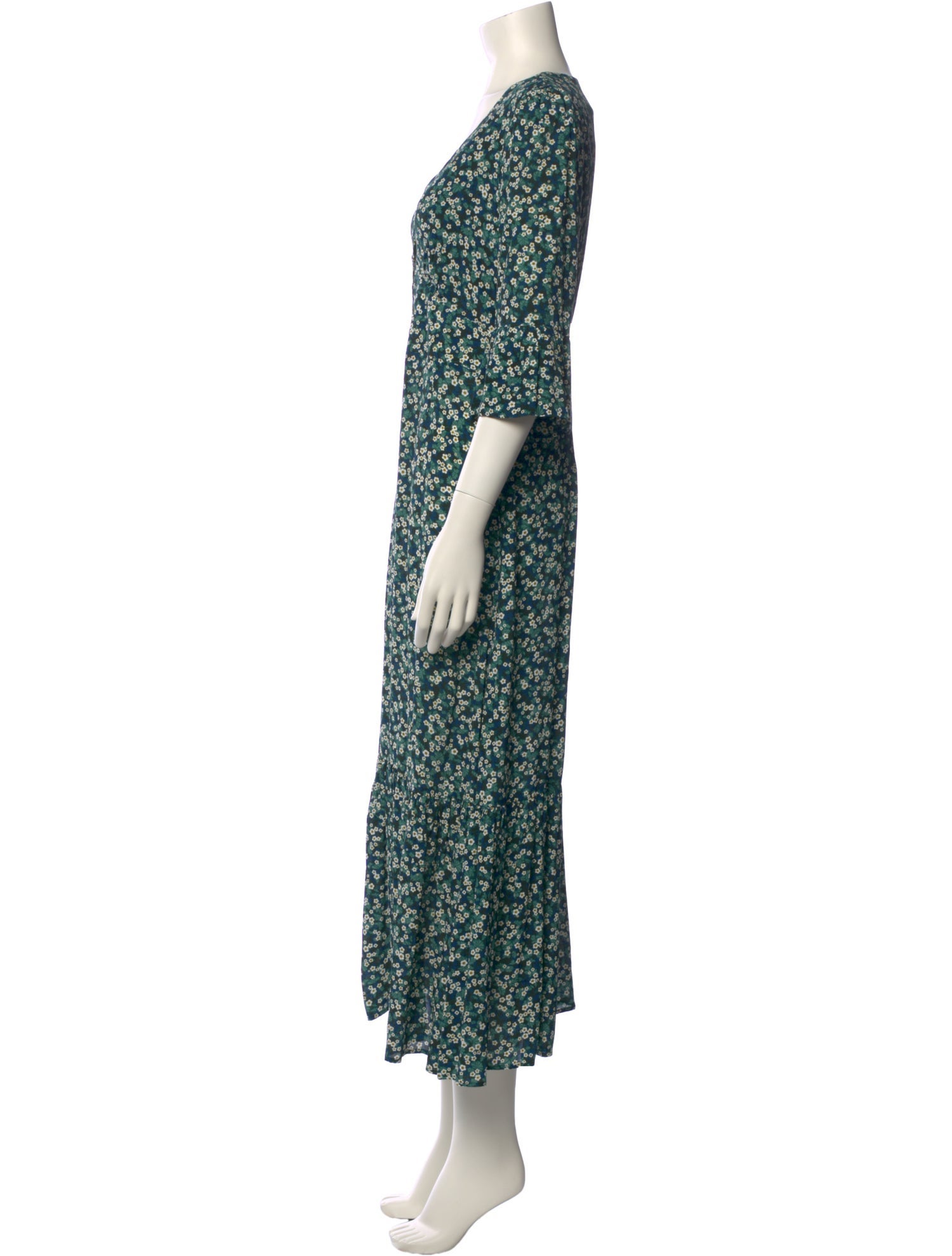 Cefinn Floral Print Long Dress