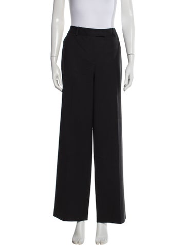 Pre-owned Cefinn Wide Leg Pants In Black