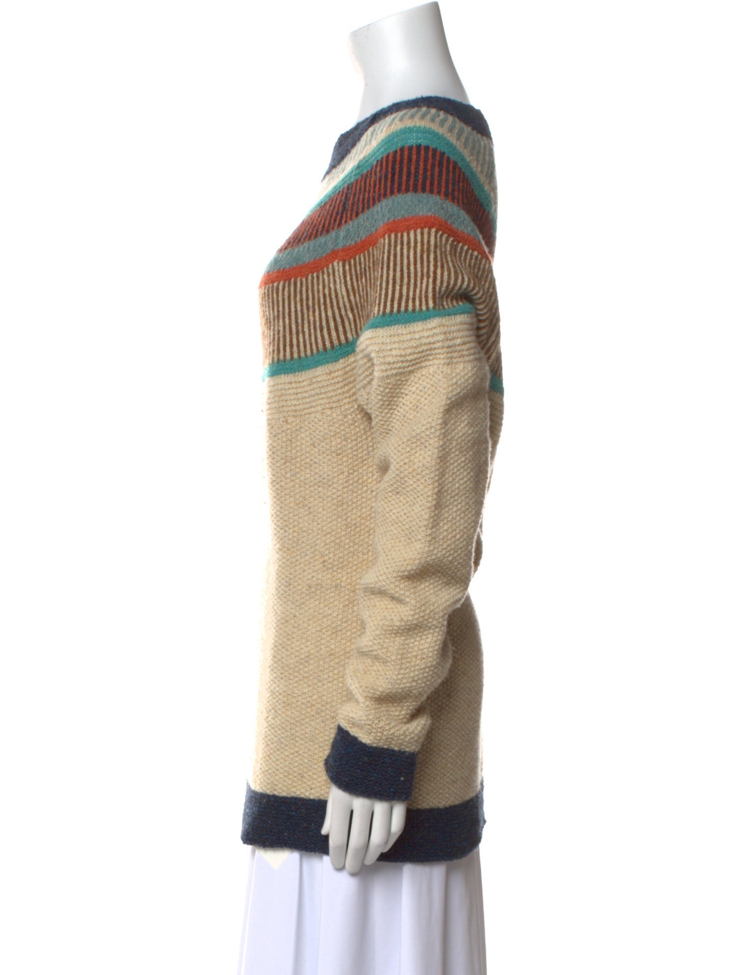 Celtic & Co. Wool Striped Sweater