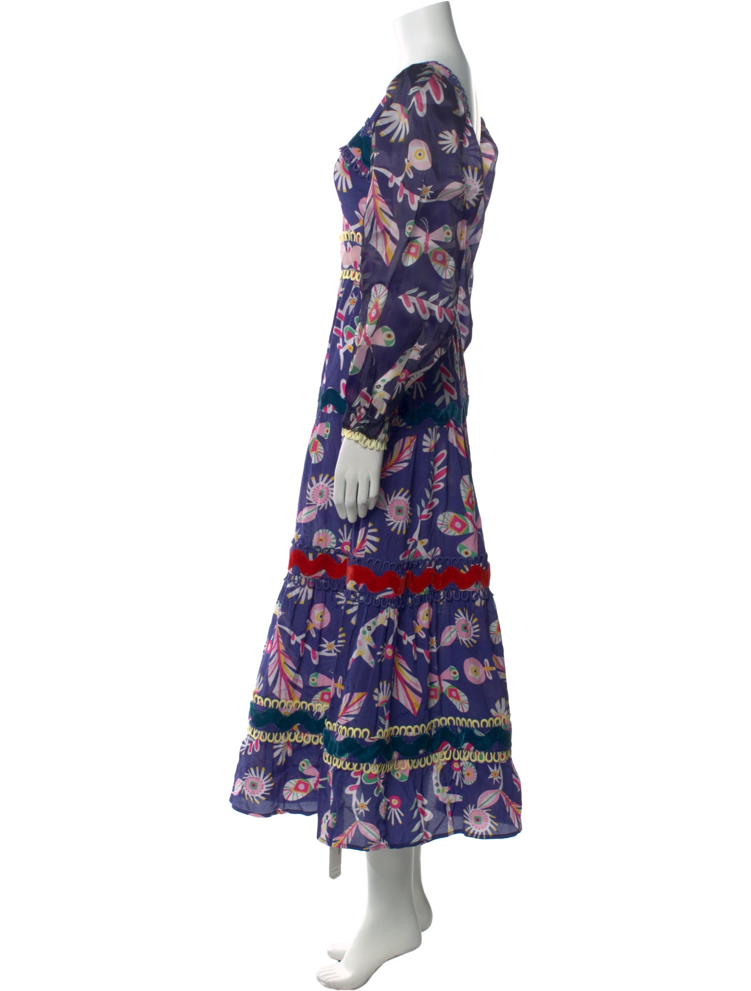 Celia B Printed Midi Length Dress