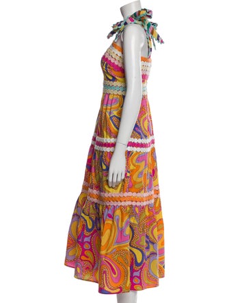 Celia B Printed Long Dress