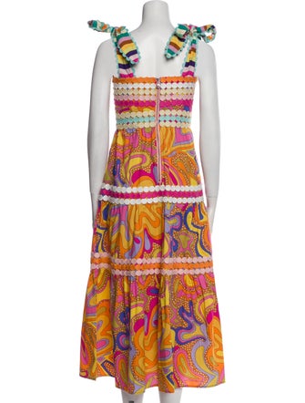 Celia B Printed Long Dress