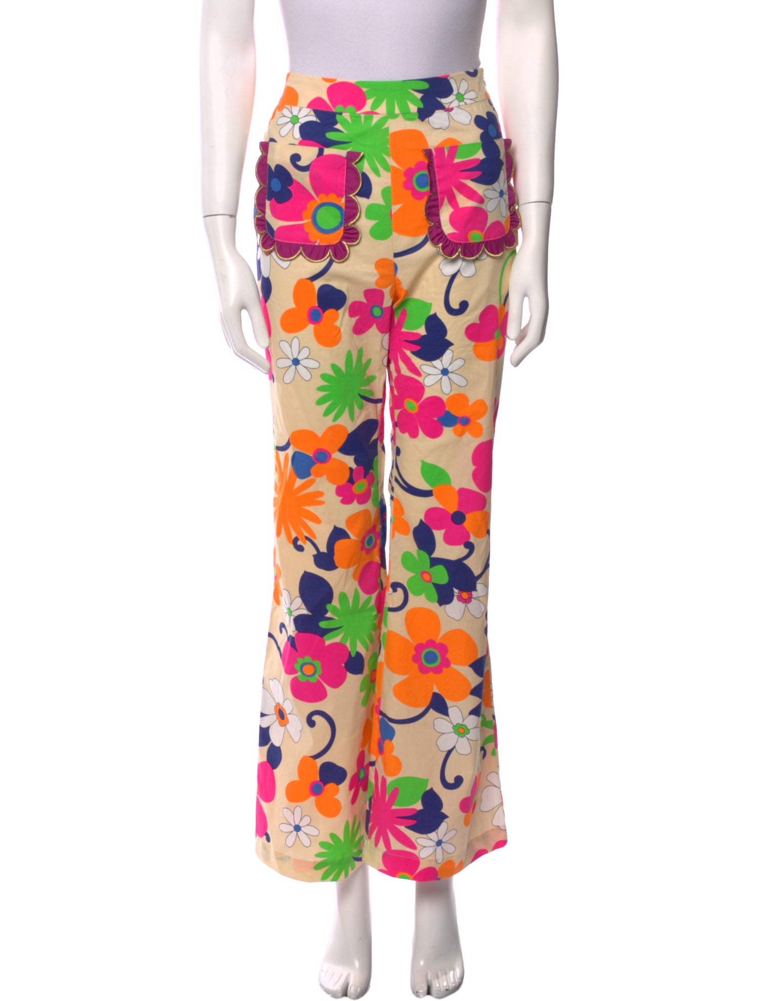 Celia B Floral Print Wide Leg Pants w/ Tags