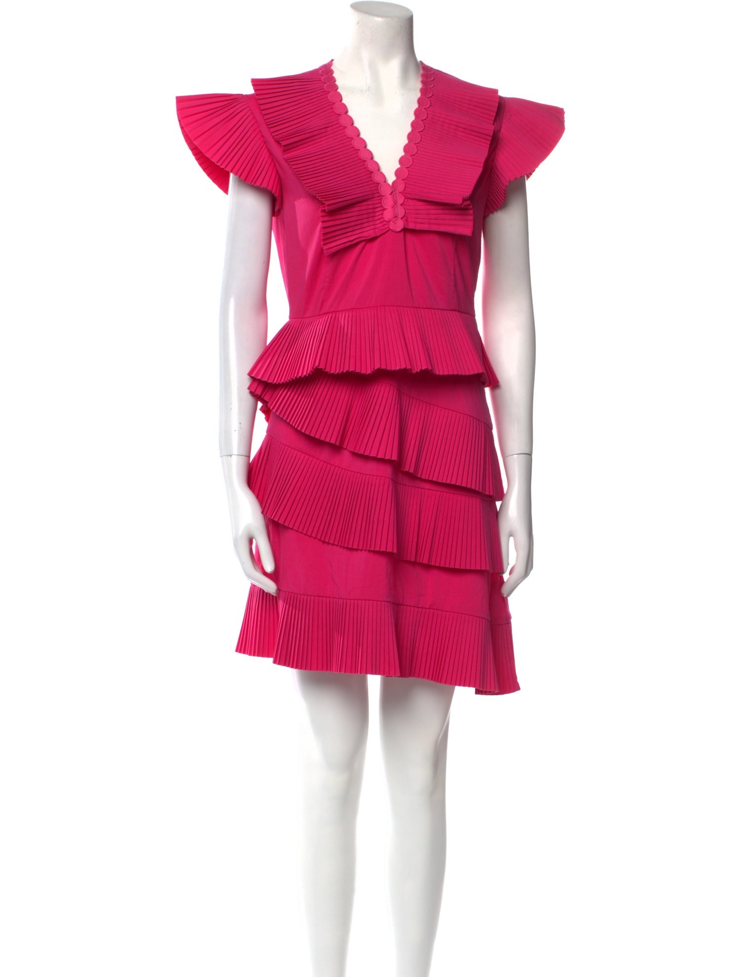 Celia B V-Neck Mini Dress