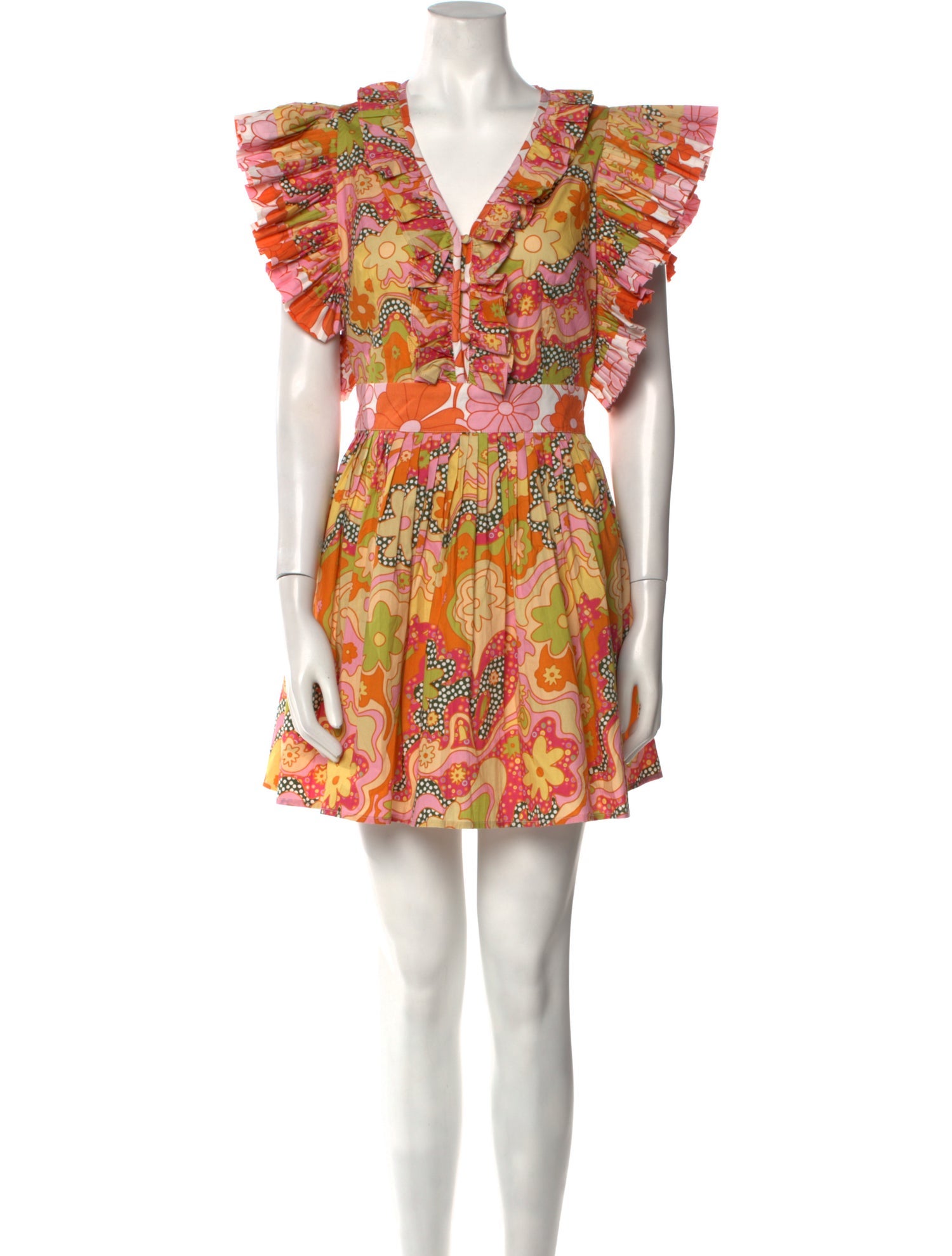 Celia B Floral Print Mini Dress