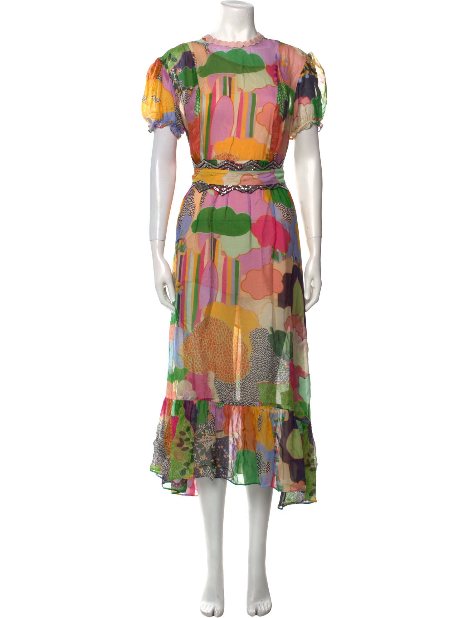 Celia B Silk Long Dress