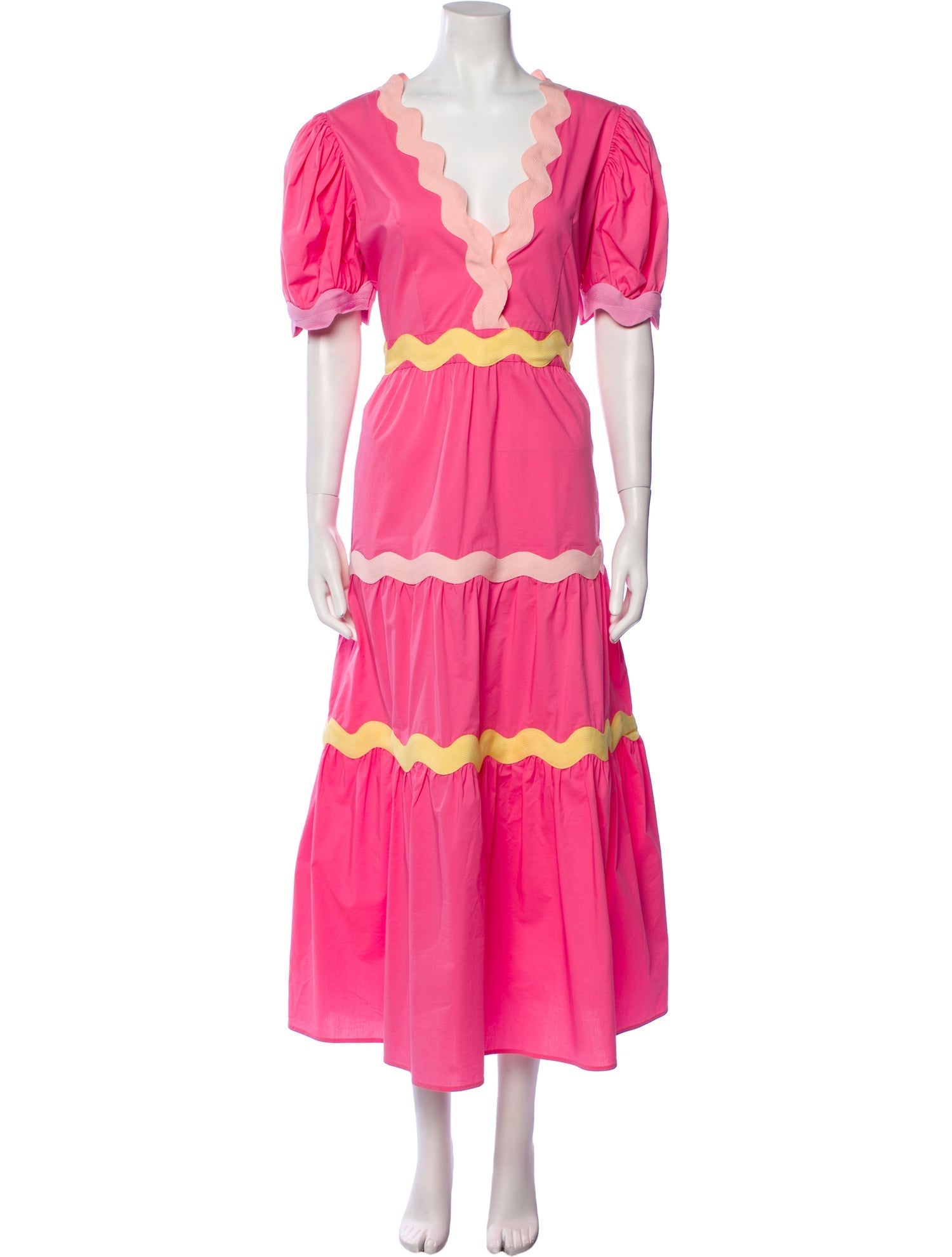 Celia B V-Neck Long Dress