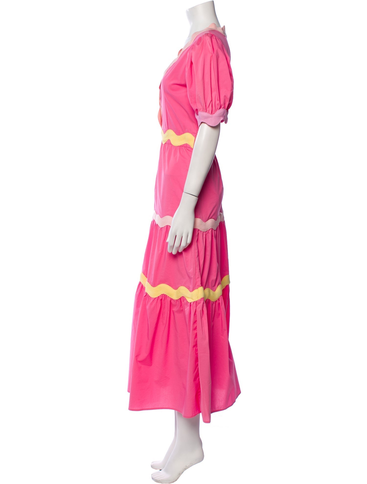 Celia B V-Neck Long Dress