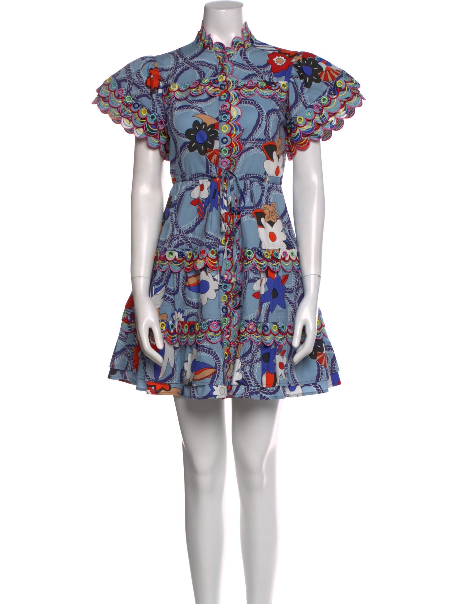 Celia B Floral Print Mini Dress