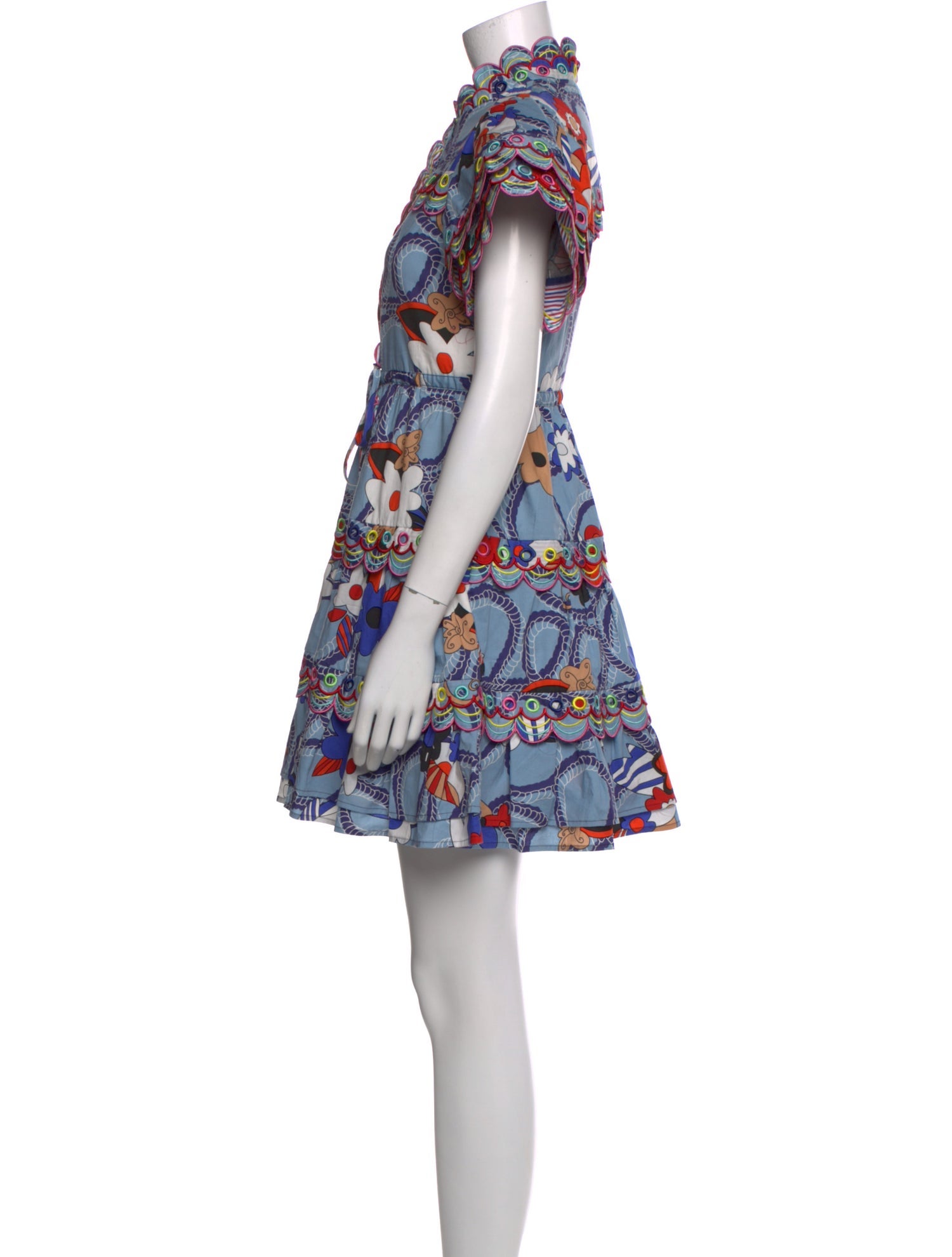 Celia B Floral Print Mini Dress