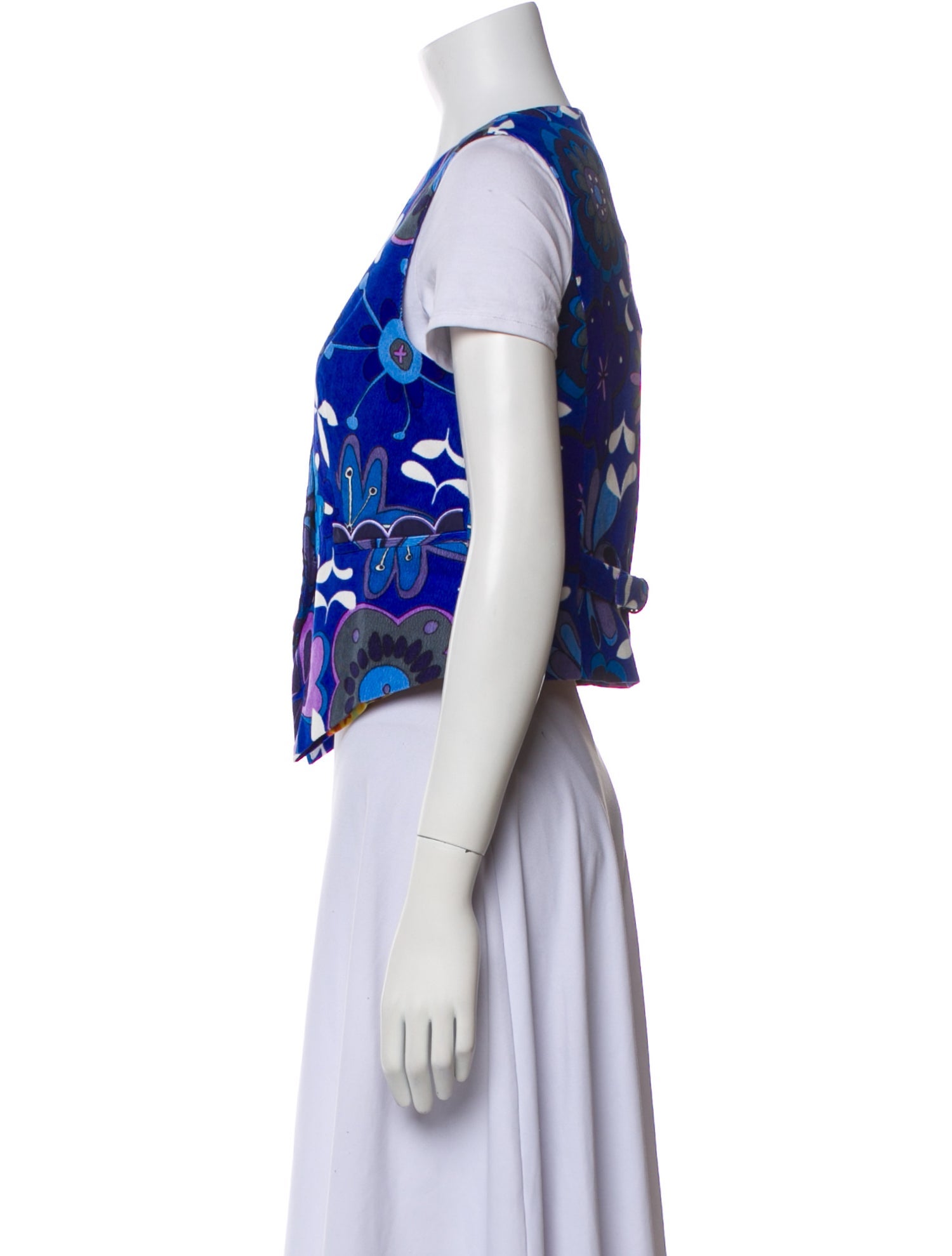 Celia B Floral Print Vest w/ Tags