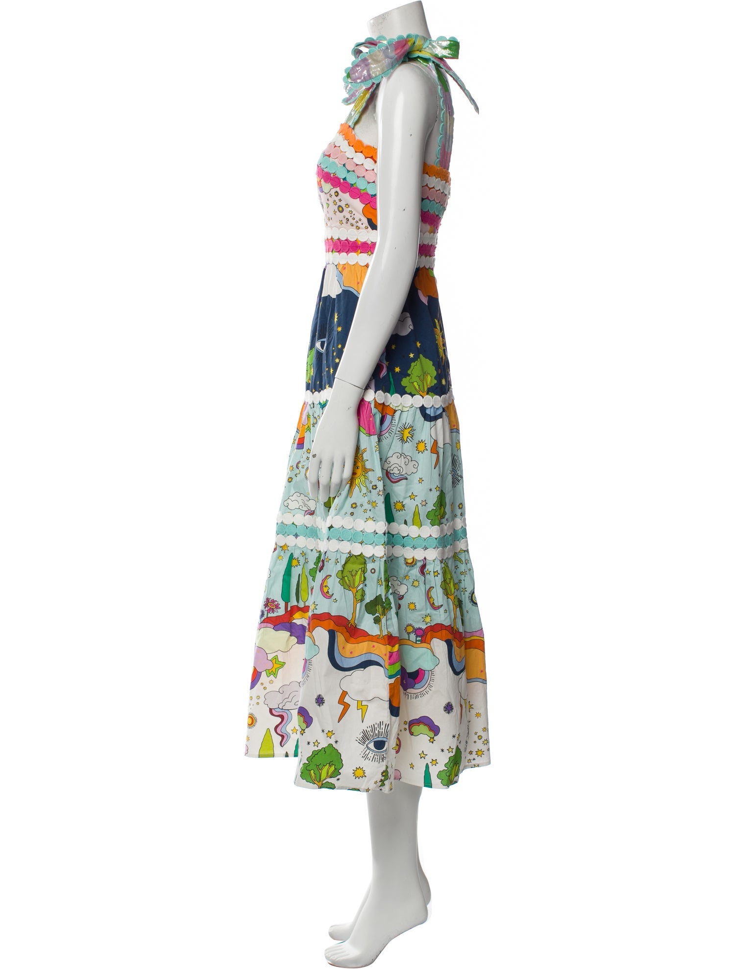 Celia B Floral Print Knee-Length Dress