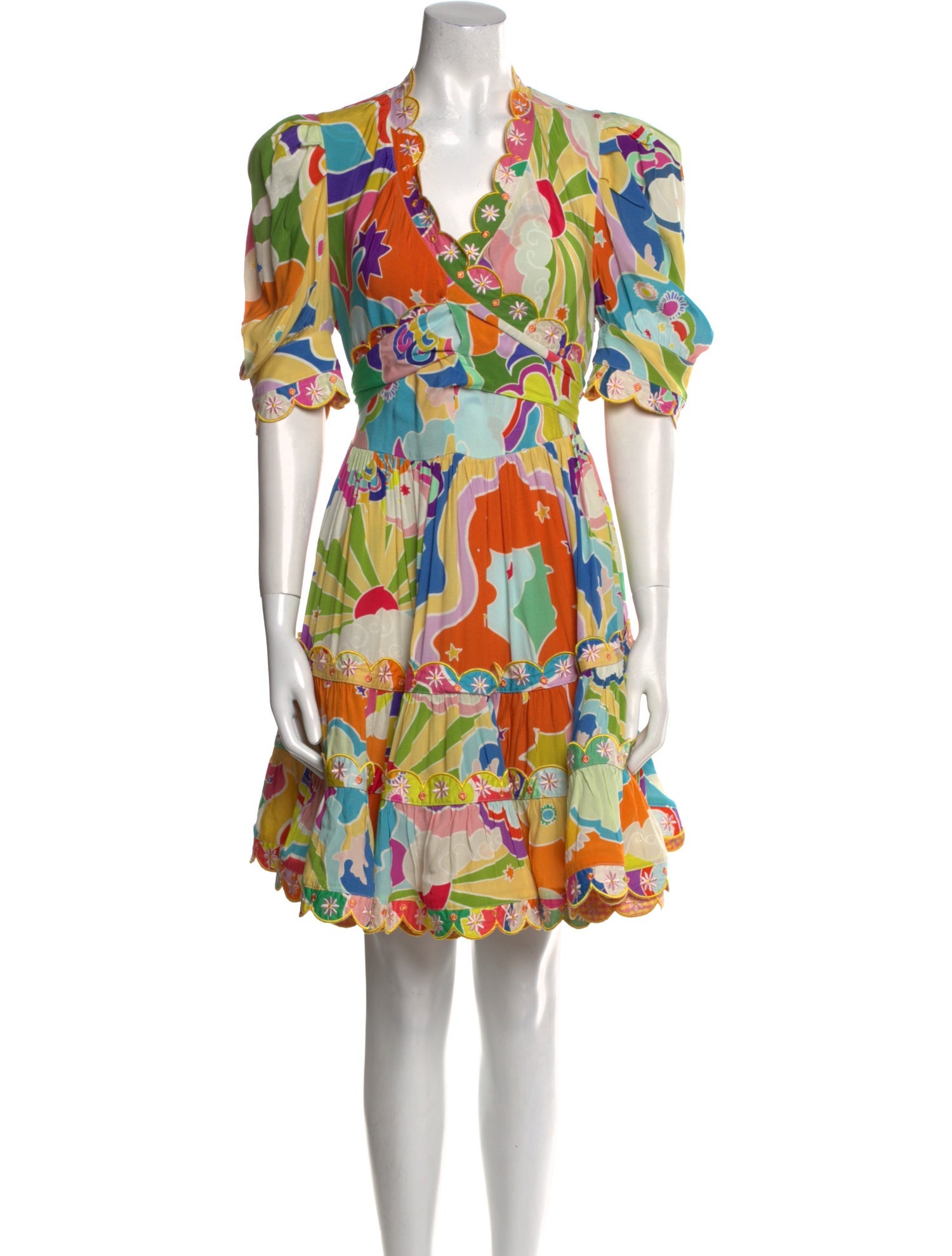 Celia B Floral Print Mini Dress