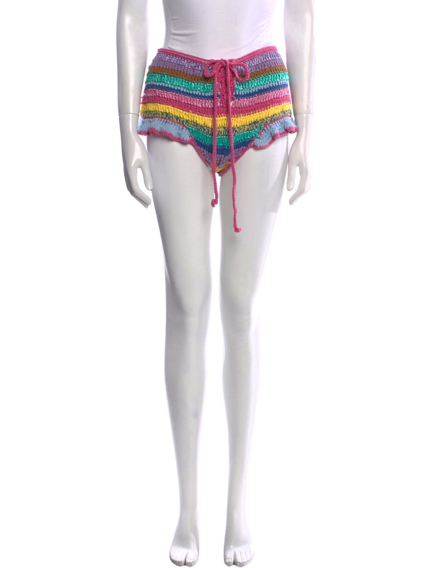 Celia B Striped Mini Shorts