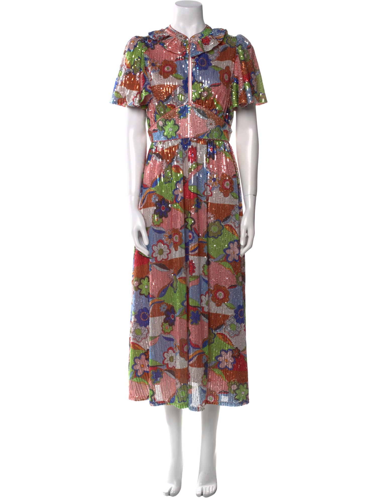 Celia B Floral Print Long Dress