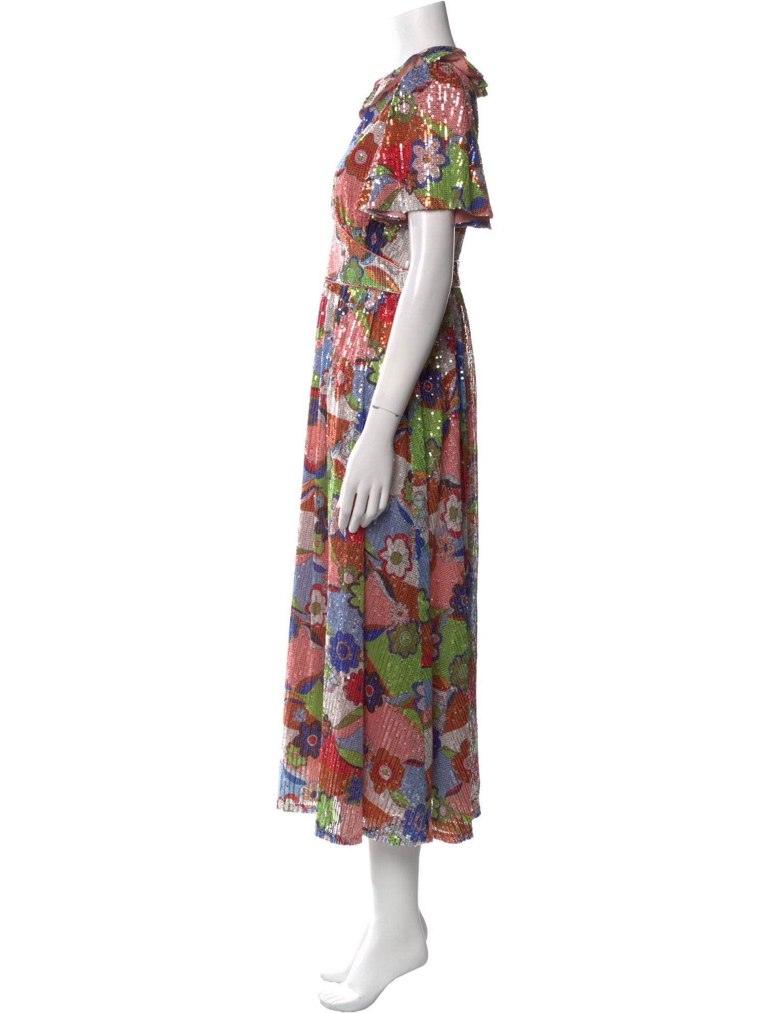 Celia B Floral Print Long Dress