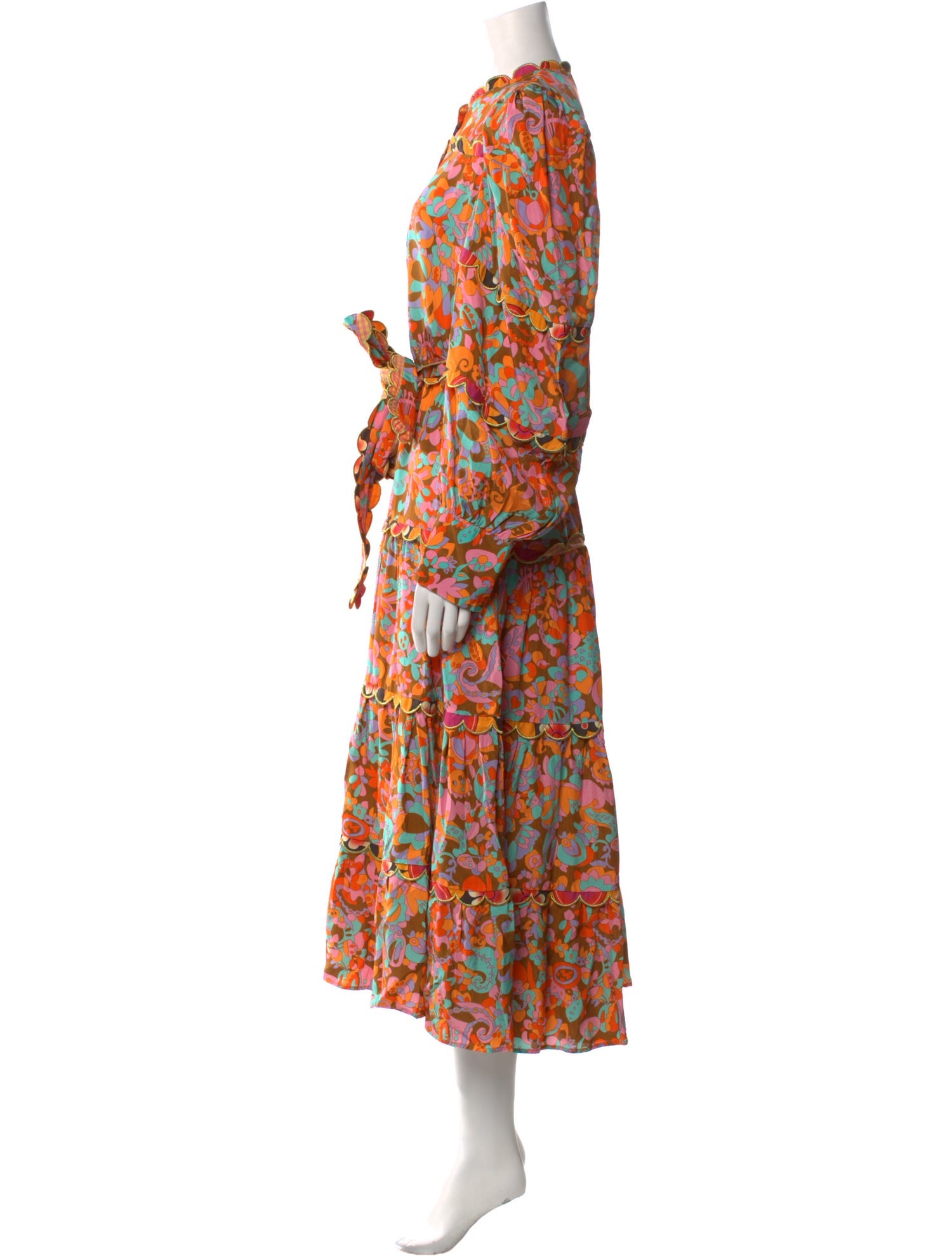 Celia B Floral Print Long Dress