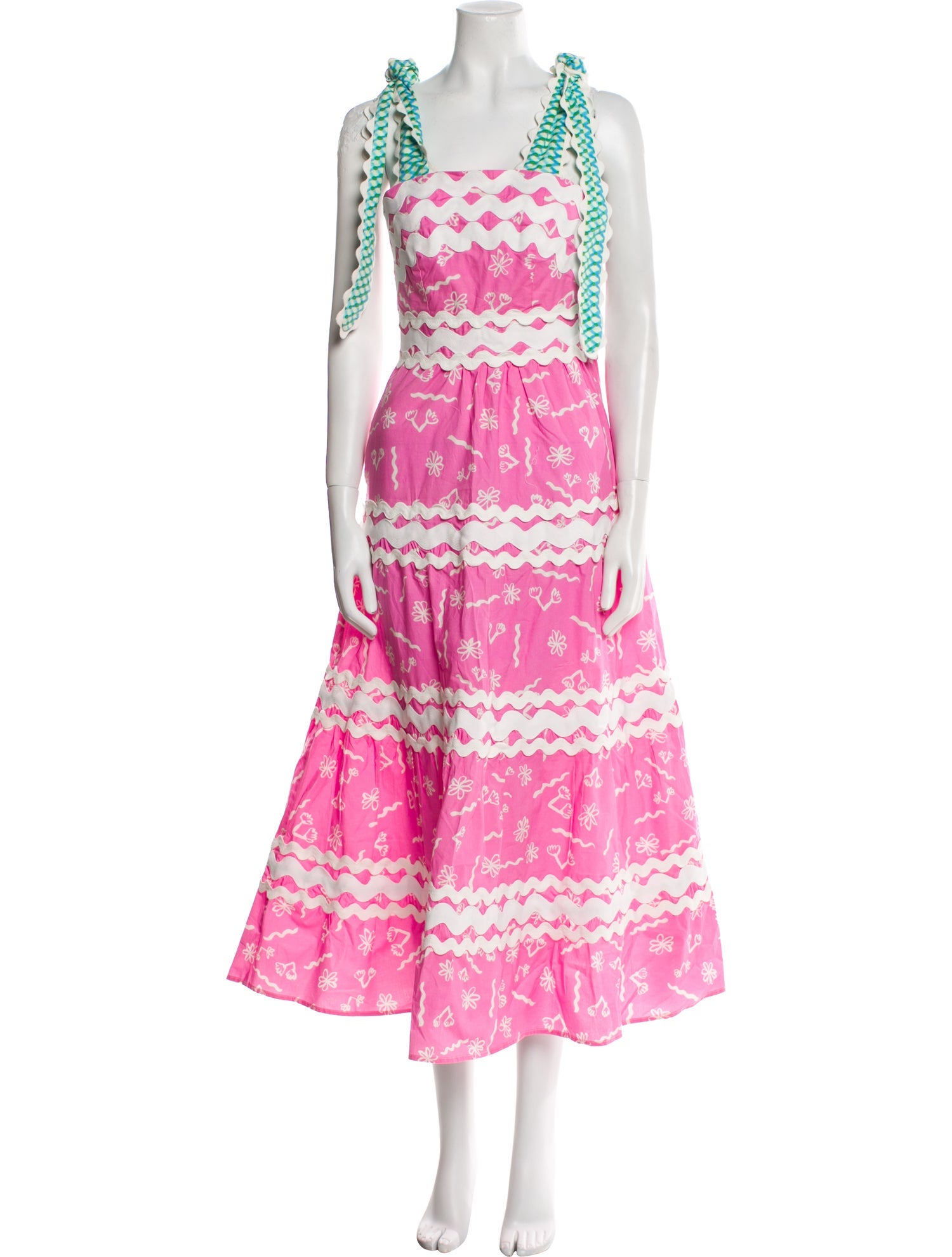 Celia B Printed Long Dress