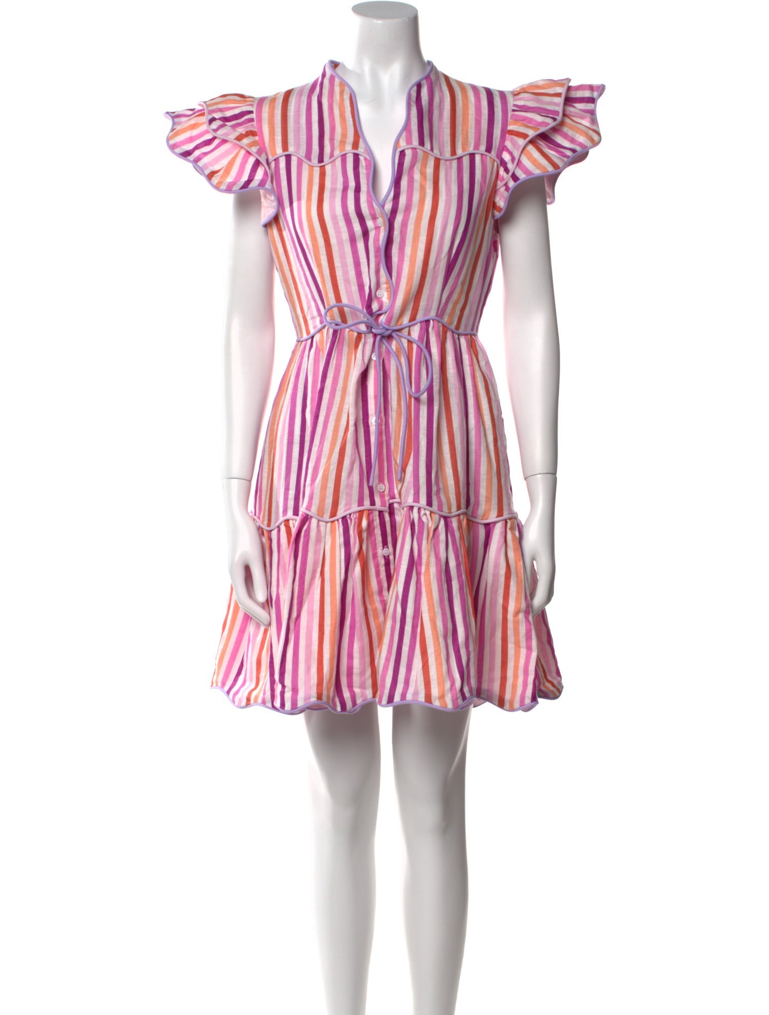 Celia B Striped Mini Dress w/ Tags