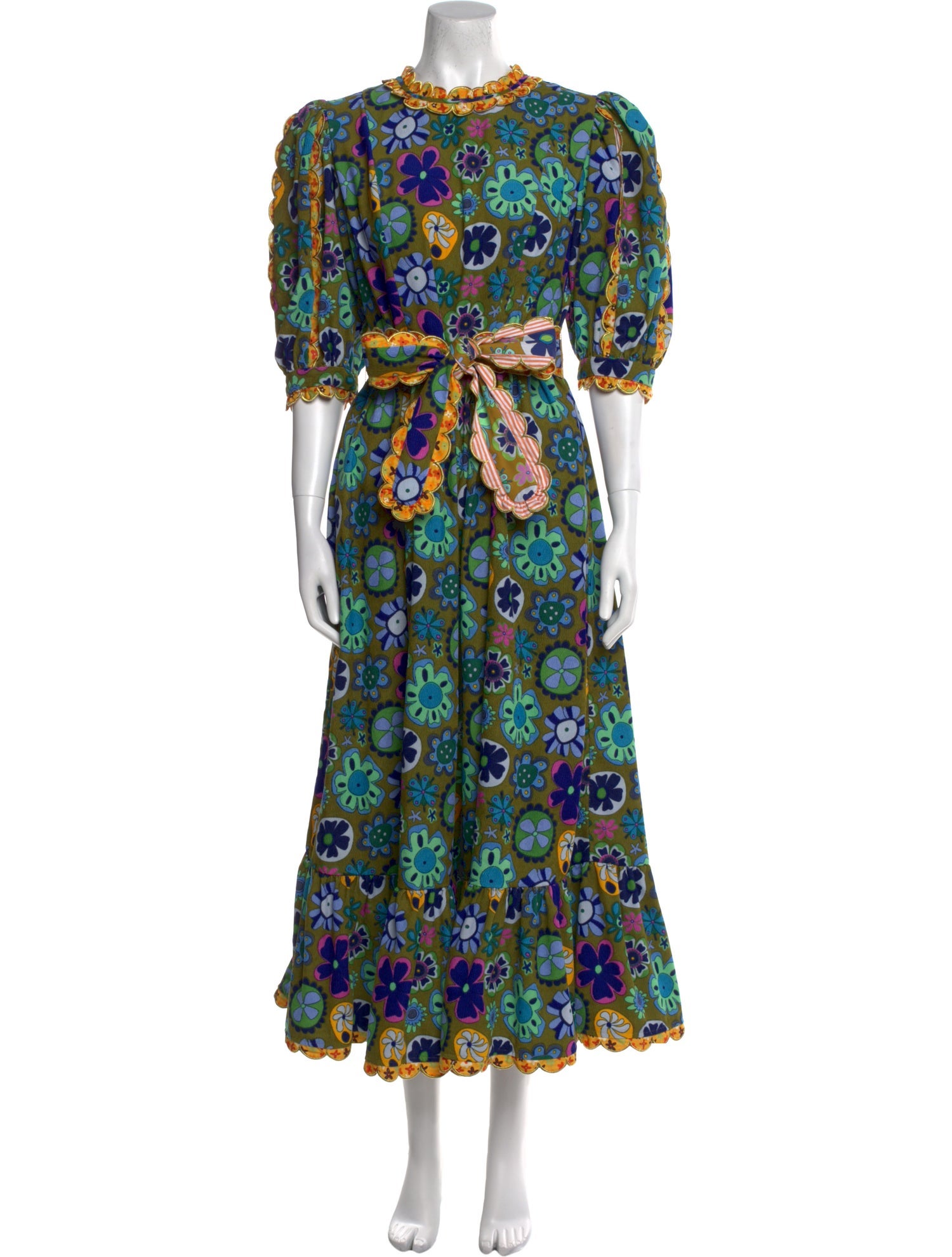 Celia B Printed Long Dress