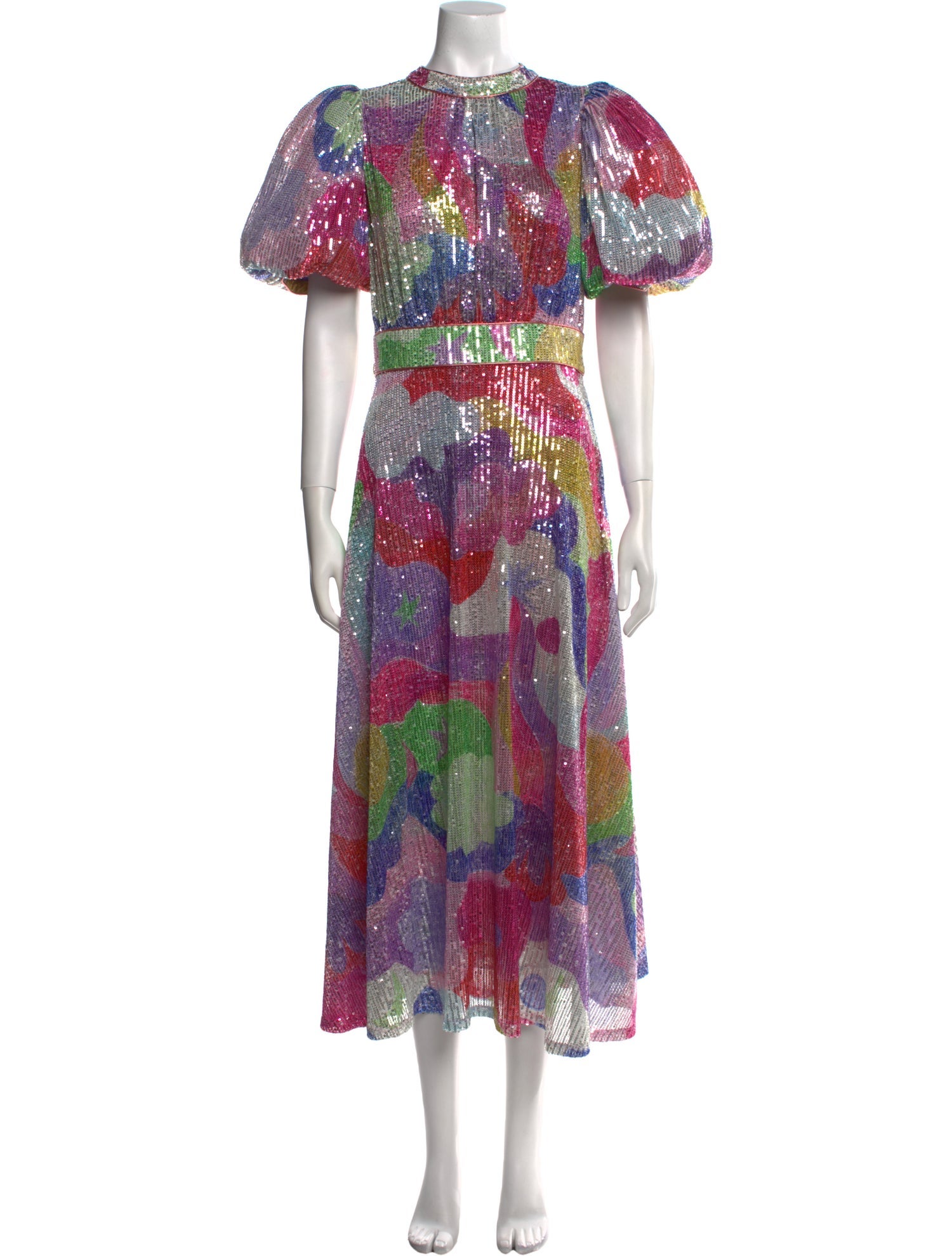 Celia B Printed Long Dress