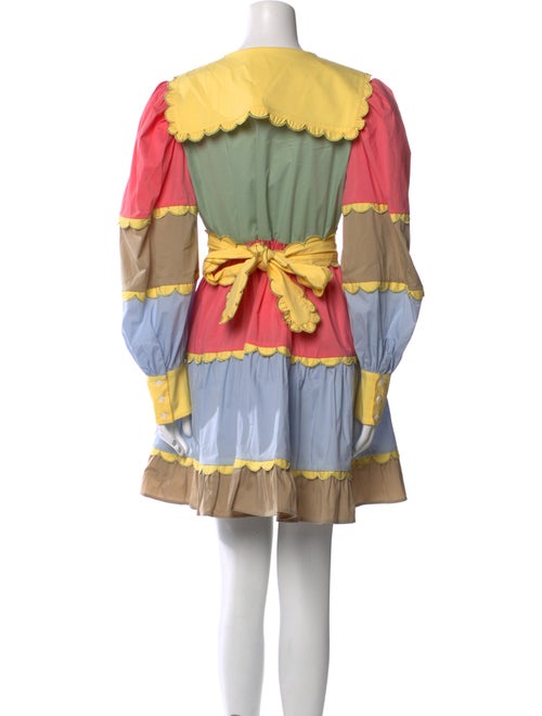 Celia B Colorblock Pattern Mini Dress