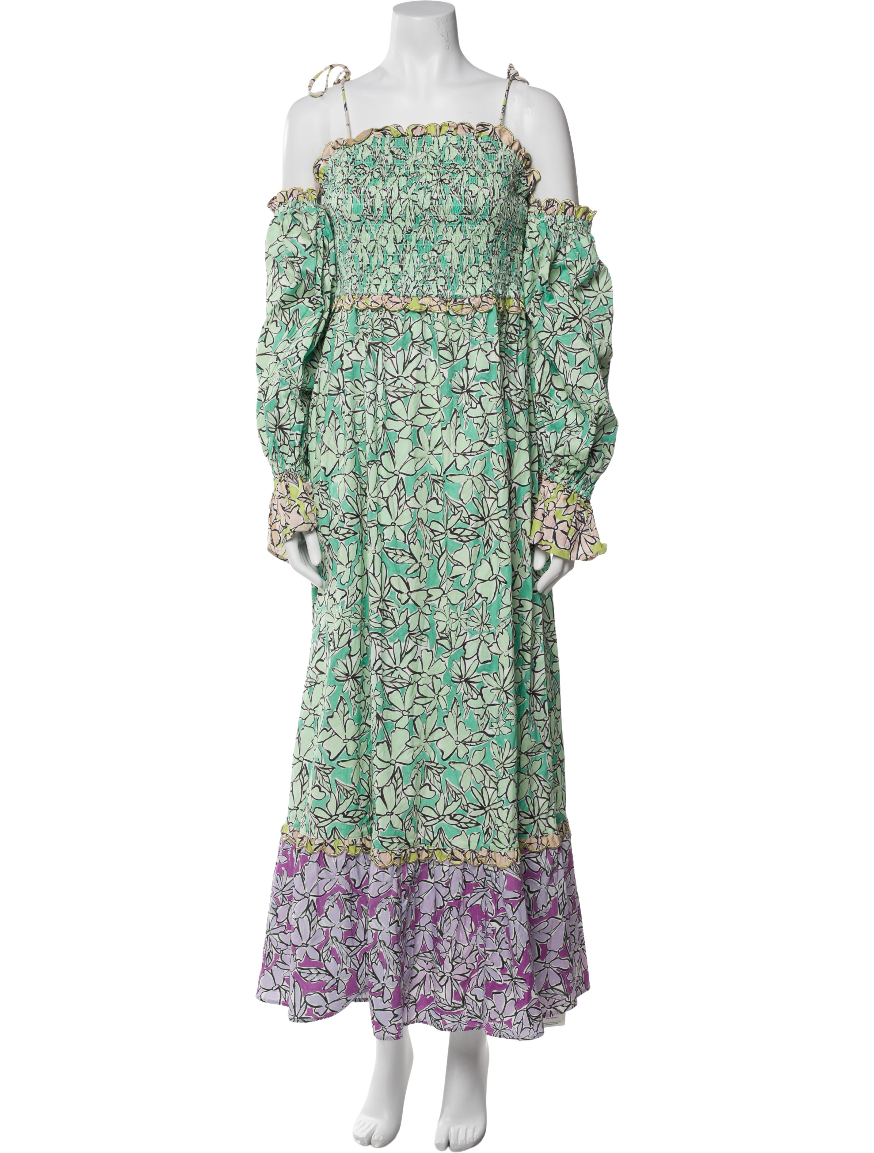 Celia B Floral Print Long Dress w/ Tags