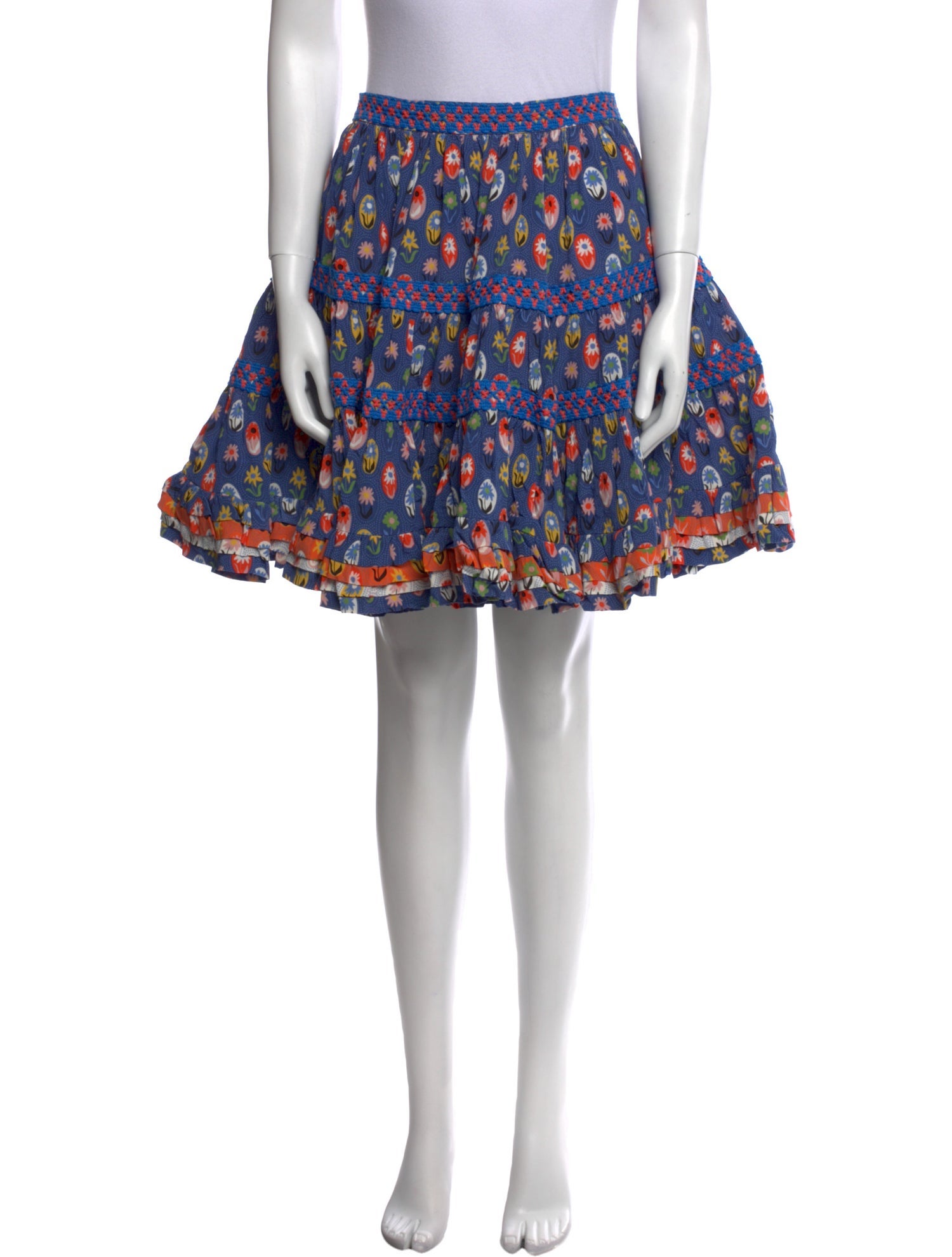 Celia B Floral Print Mini Skirt w/ Tags