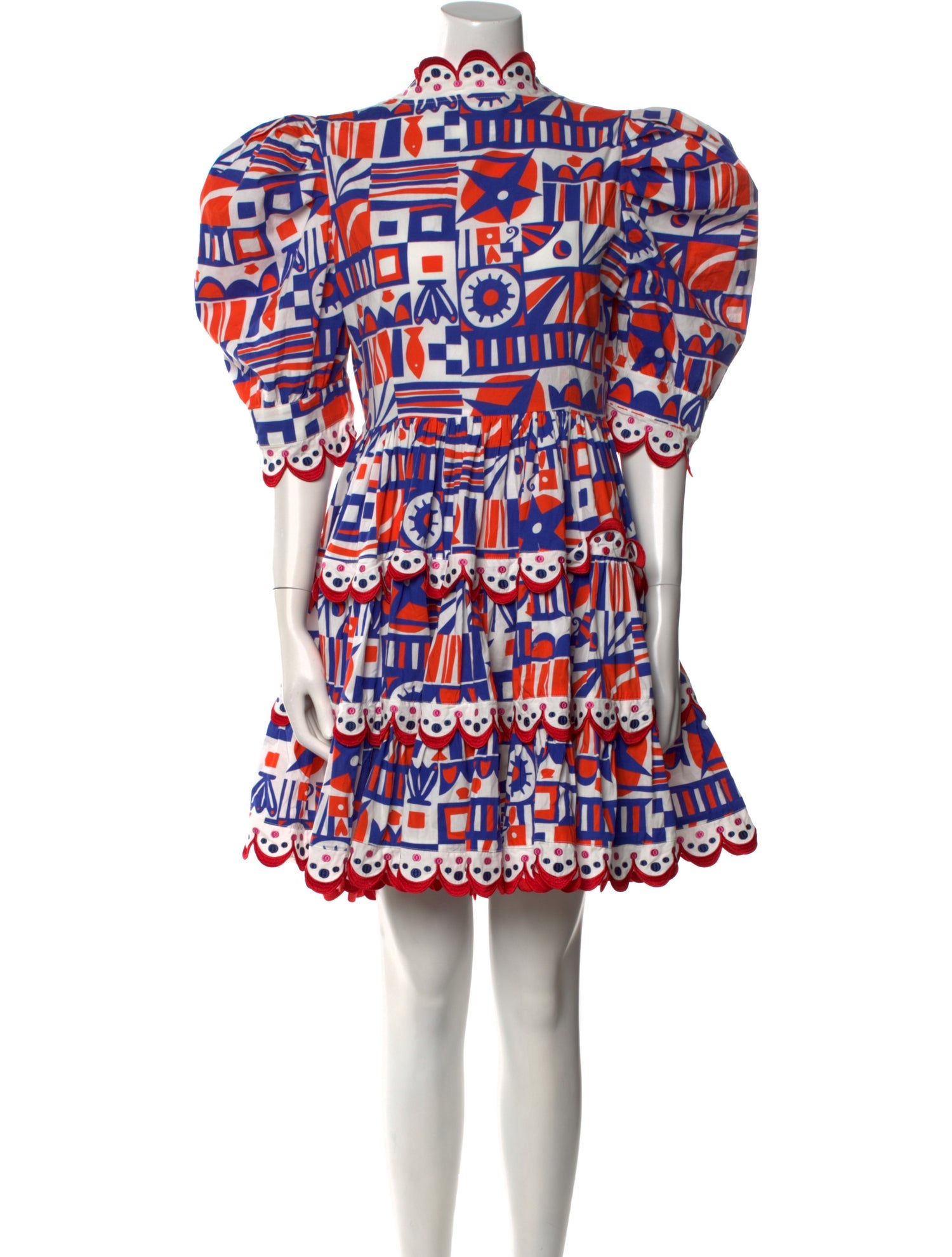 Celia B Printed Knee-Length Dress