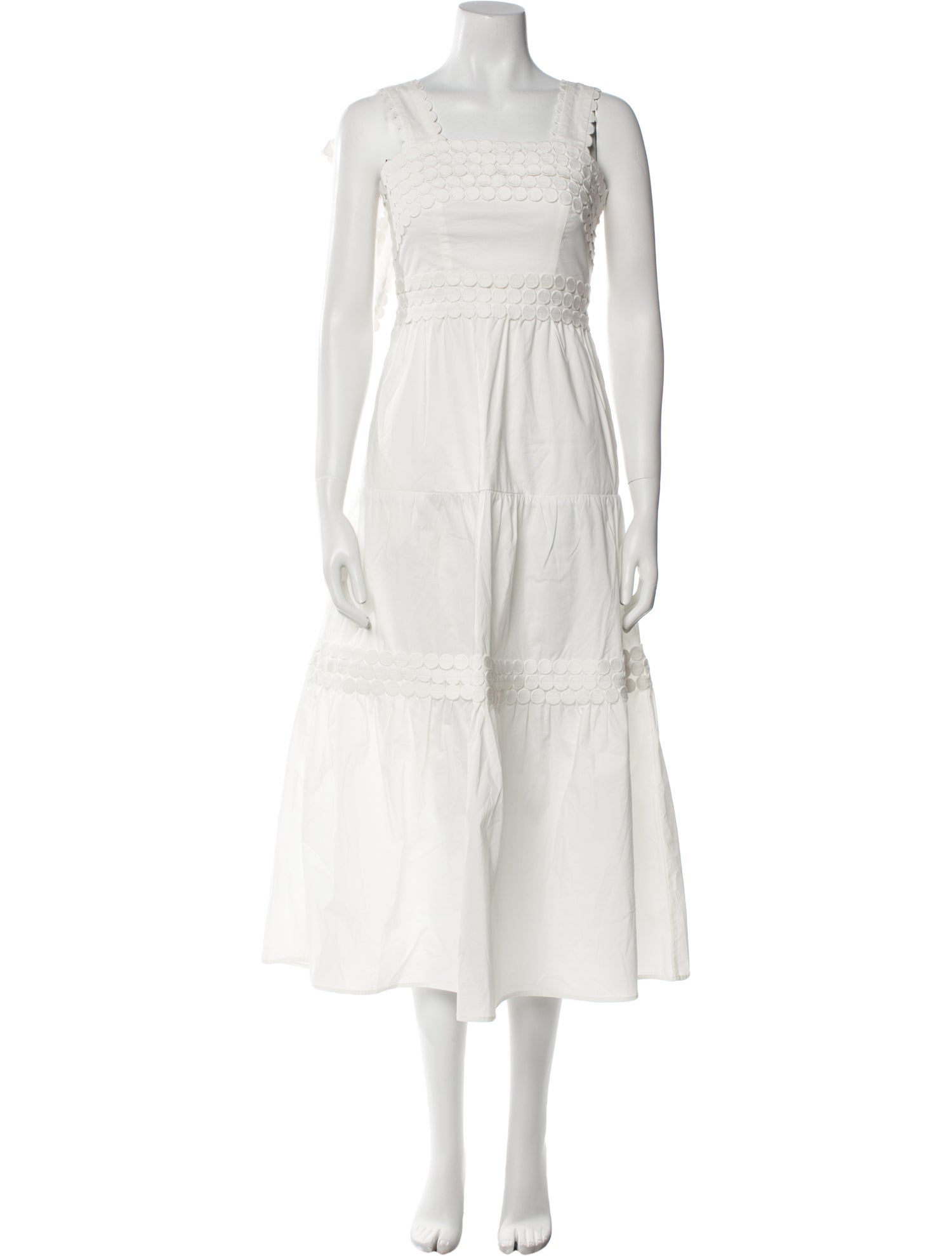 Celia B Square Neckline Midi Length Dress