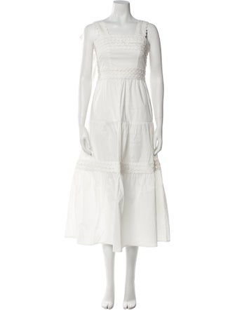 Celia B Square Neckline Midi Length Dress