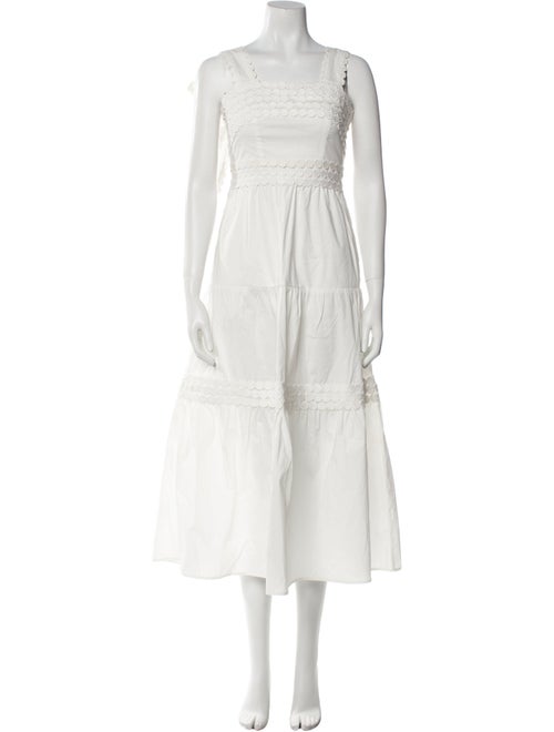 Celia B Square Neckline Midi Length Dress