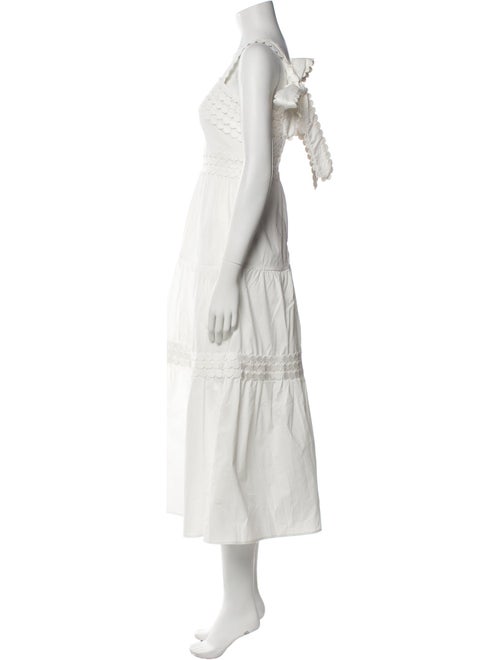 Celia B Square Neckline Midi Length Dress