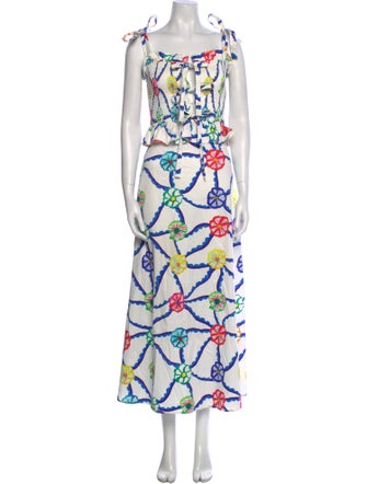 Celia B Printed Long Dress