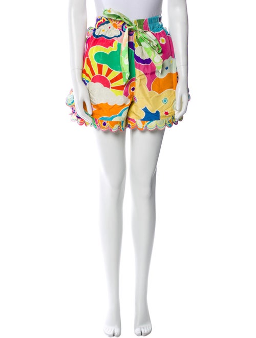 Celia B Printed Mini Shorts