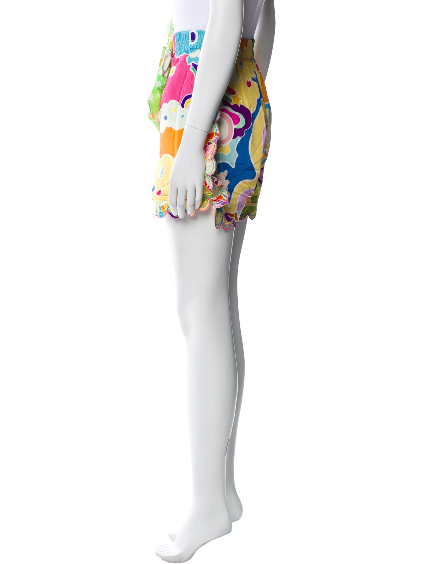 Celia B Printed Mini Shorts