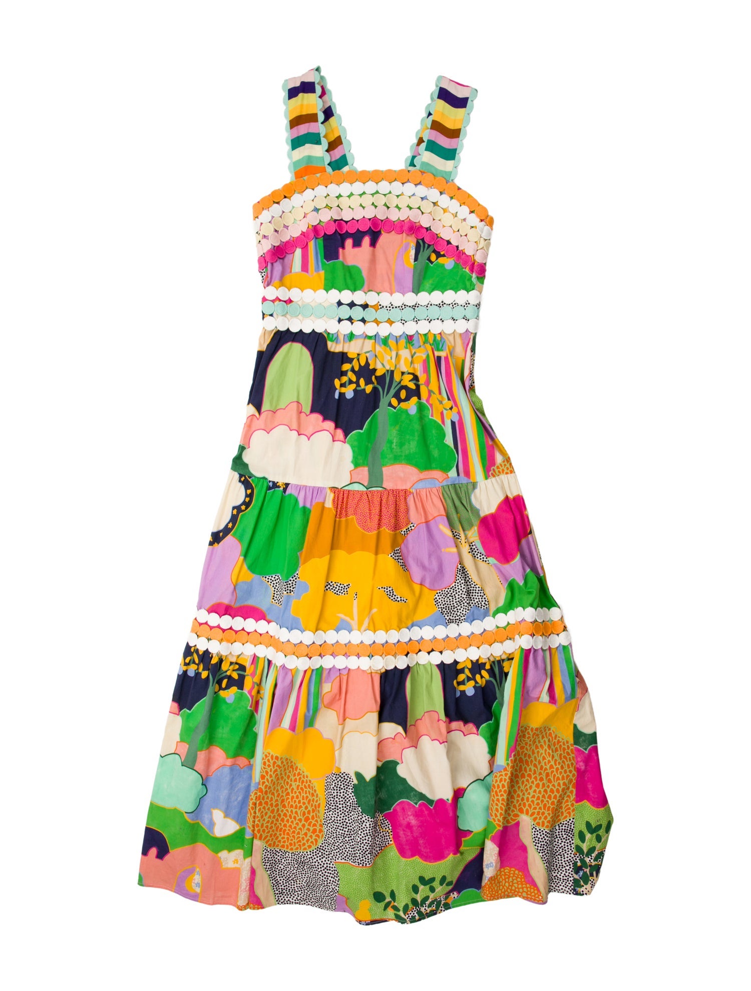 Celia B Printed Long Dress