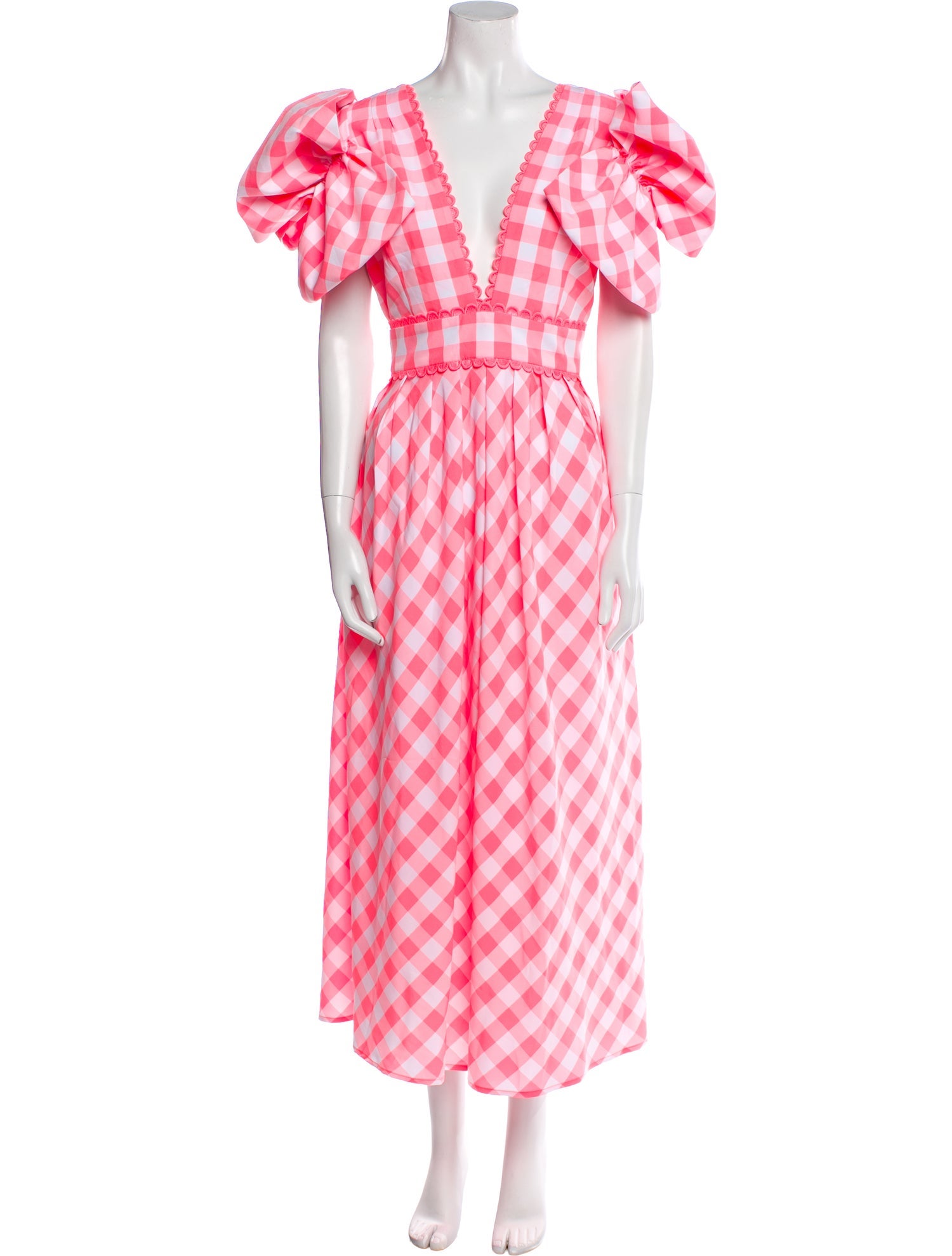 Celia B Plaid Print Long Dress w/ Tags