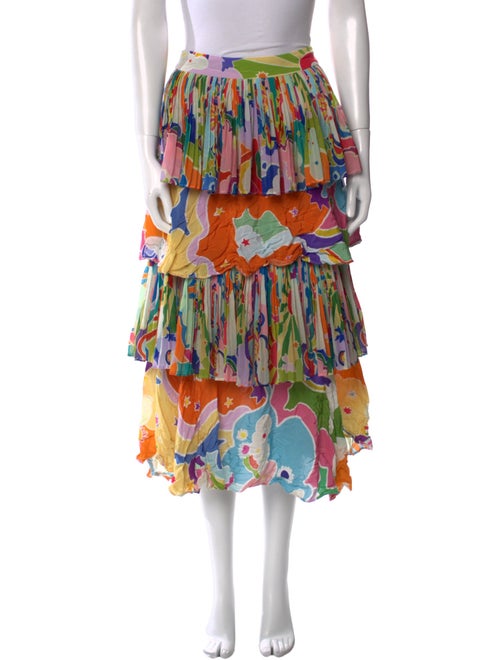 Celia B Printed Knee-Length Skirt