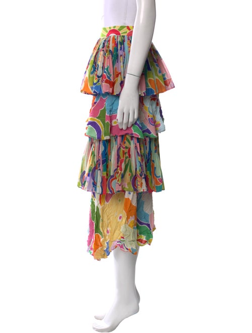 Celia B Printed Knee-Length Skirt