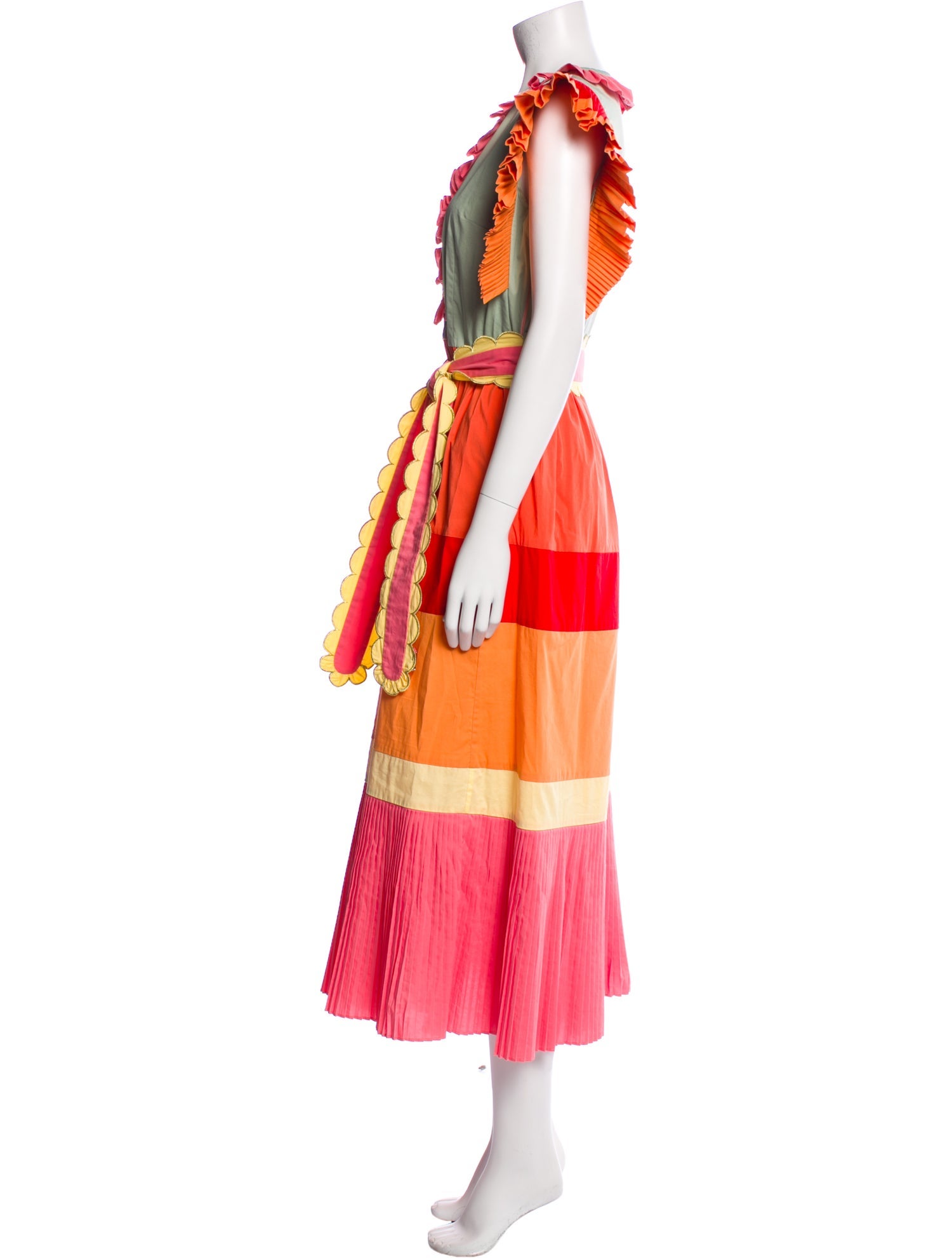 Celia B Striped Long Dress