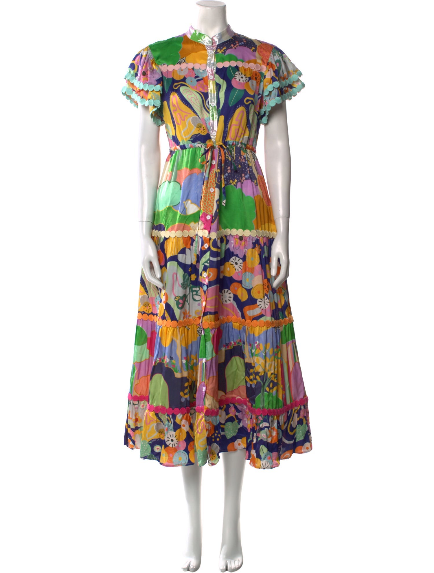 Celia B Floral Print Long Dress