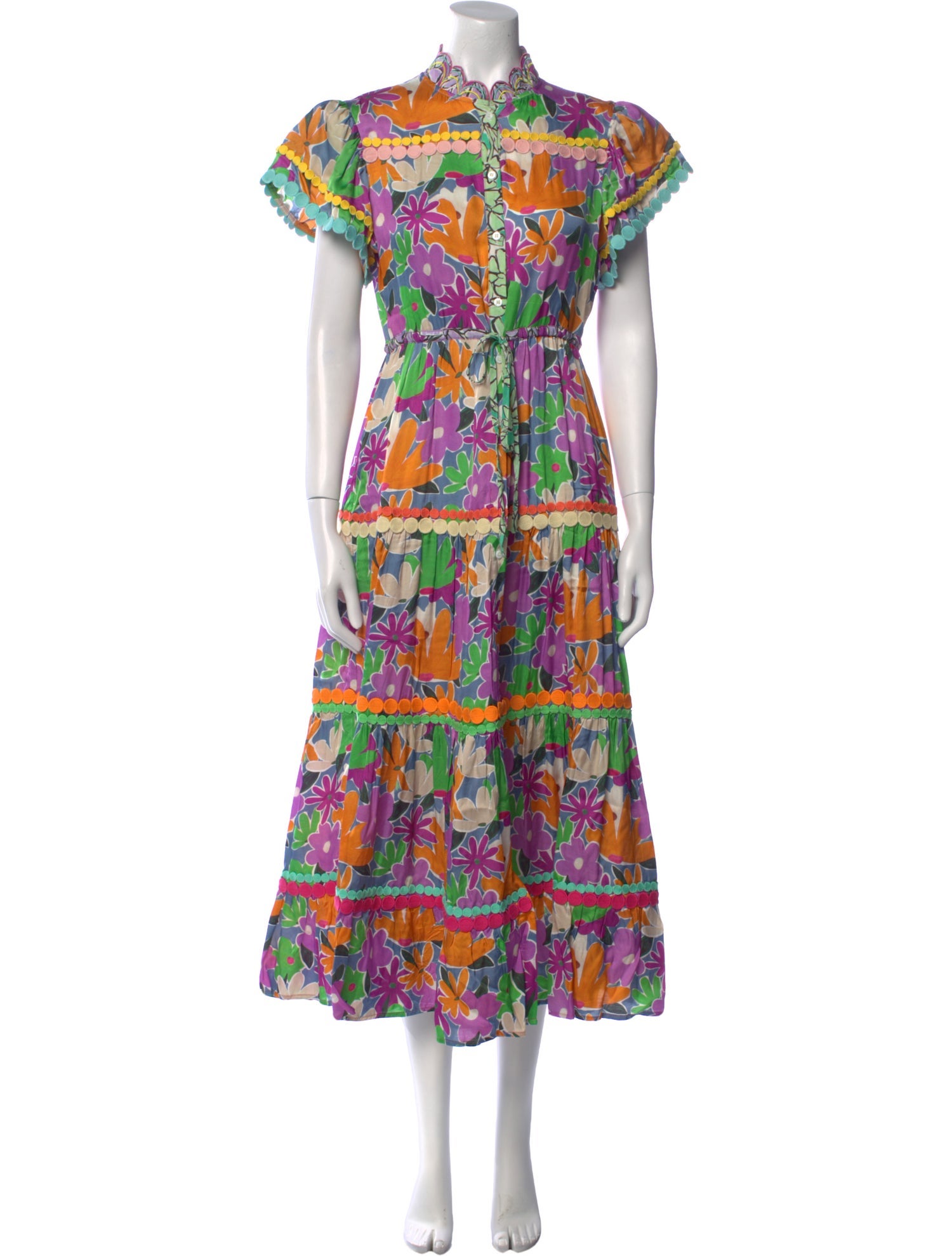 Celia B Floral Print Long Dress