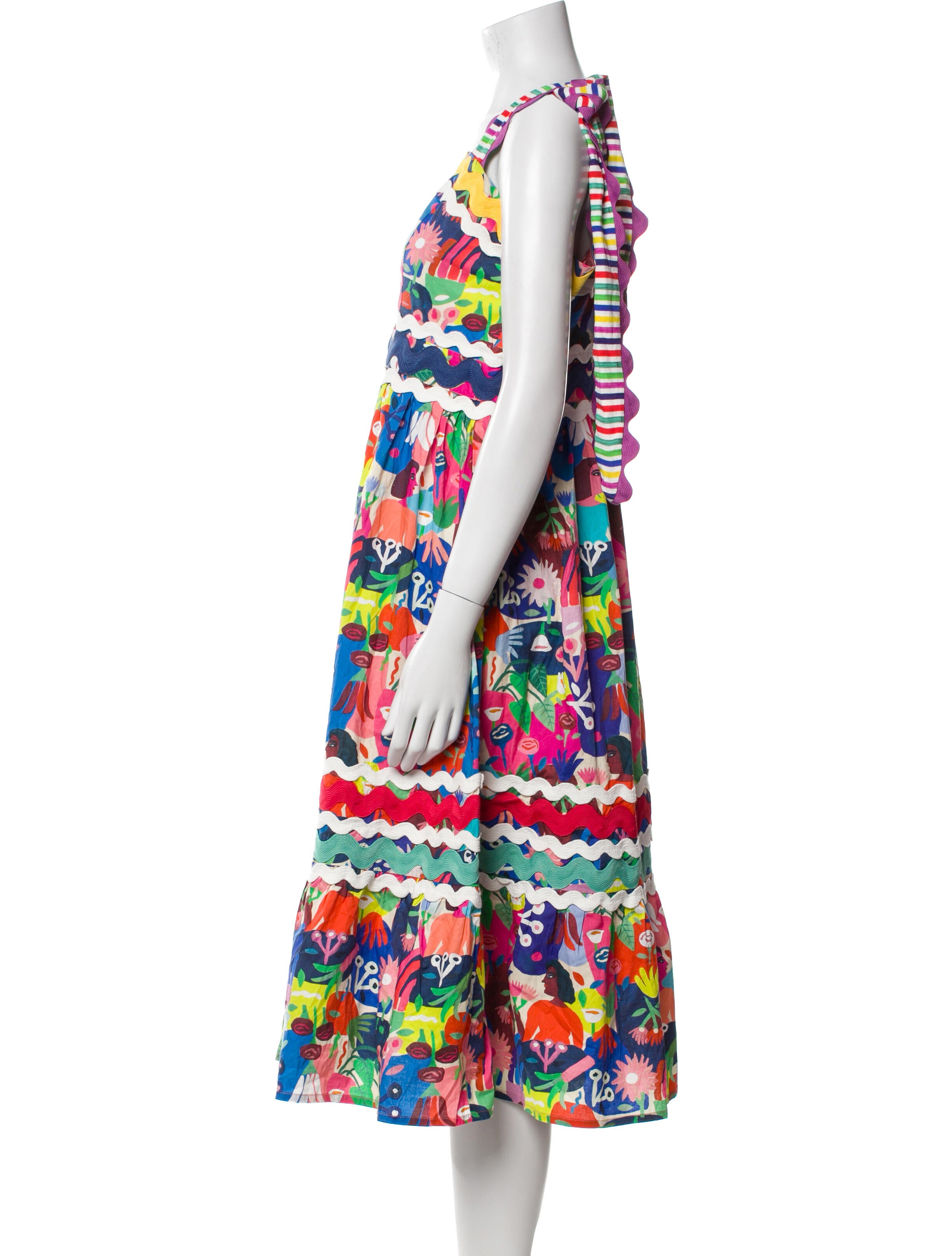 Celia B Floral Print Midi Length Dress w/ Tags