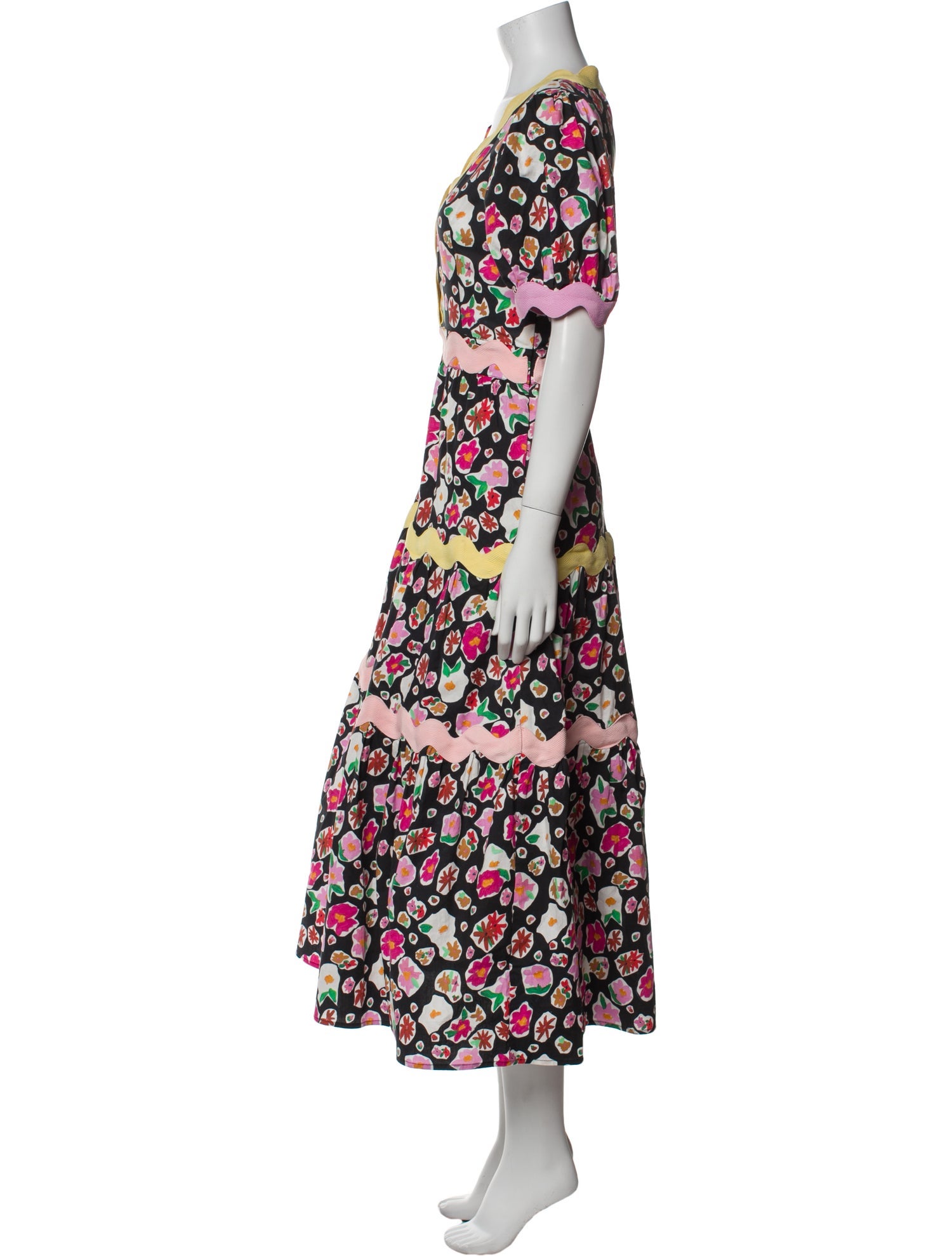 Celia B Floral Print Long Dress