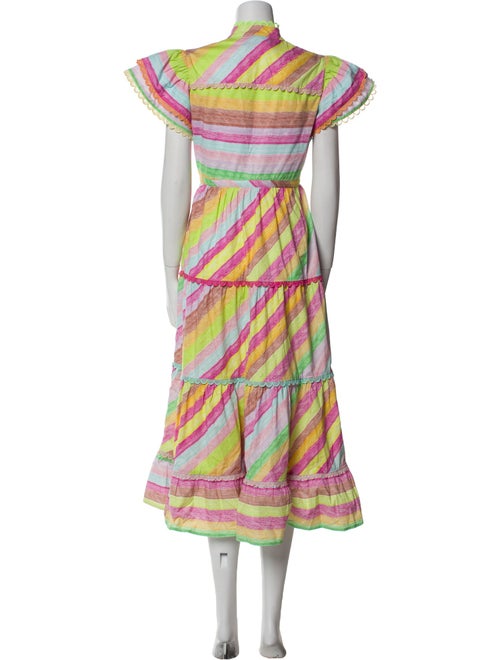 Celia B Striped Midi Length Dress