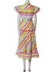 Celia B Striped Midi Length Dress