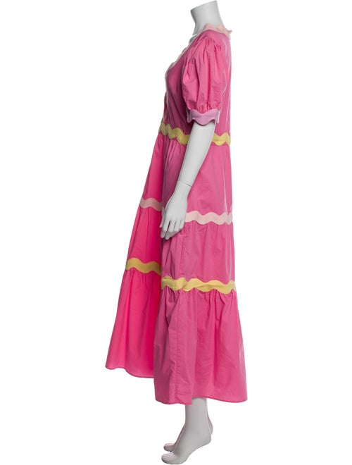 Celia B V-Neck Long Dress